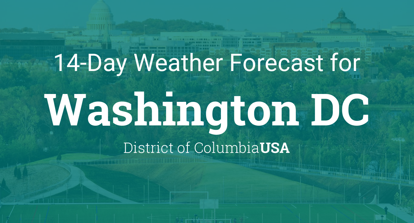 what is the forecast for washington dc