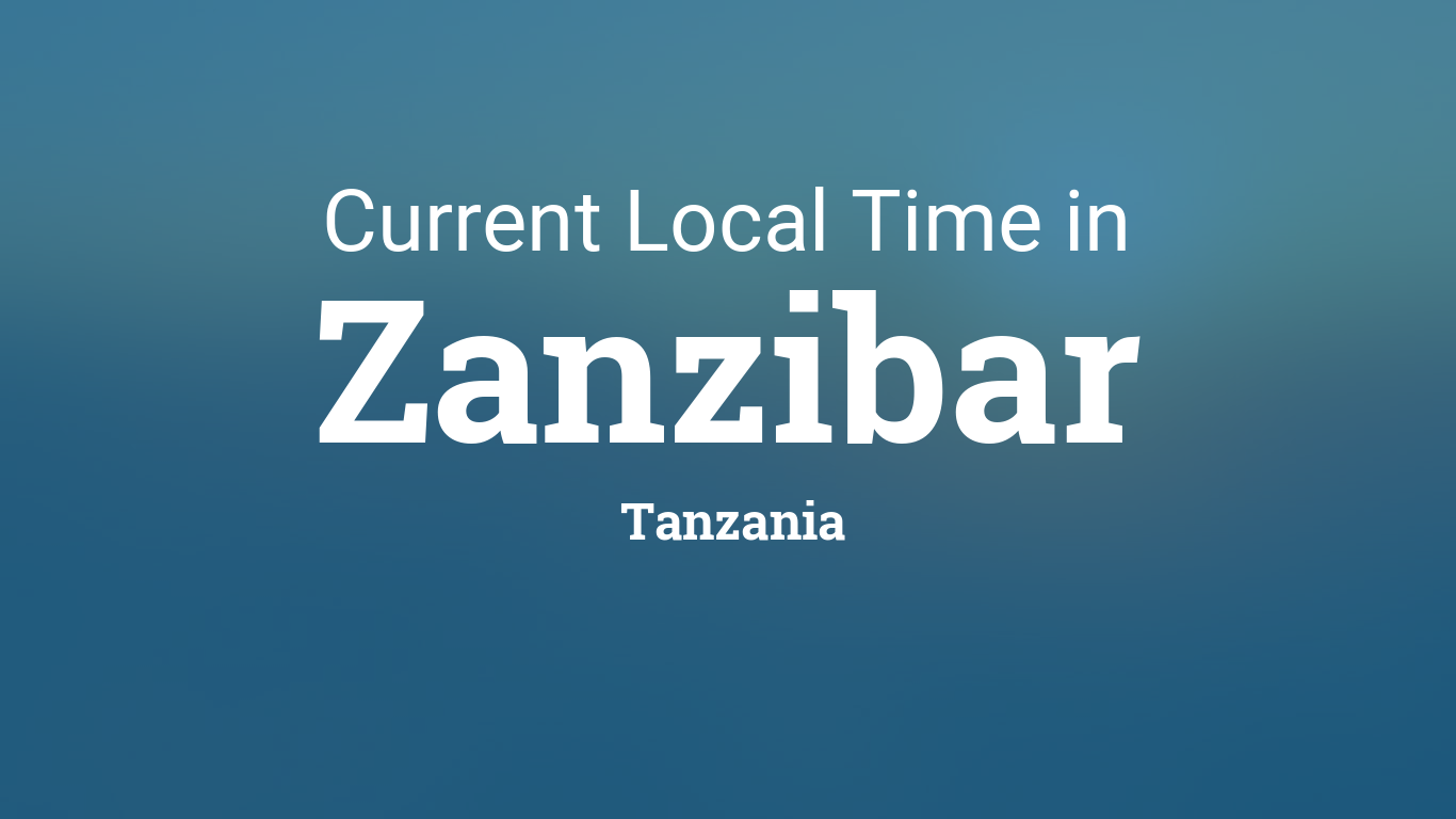 Current Local Zanzibar, Tanzania