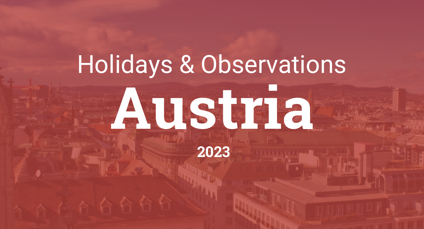 Holidays and Observances in Austria in 2023