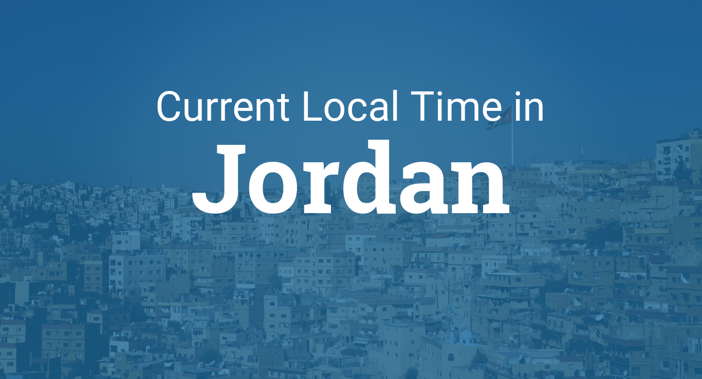 cuidadosamente africano no Current Local Time in Jordan