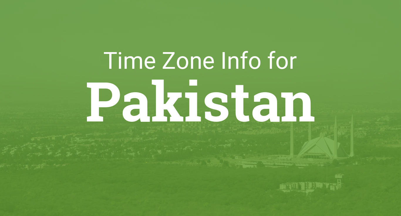 Time Zones Pakistan