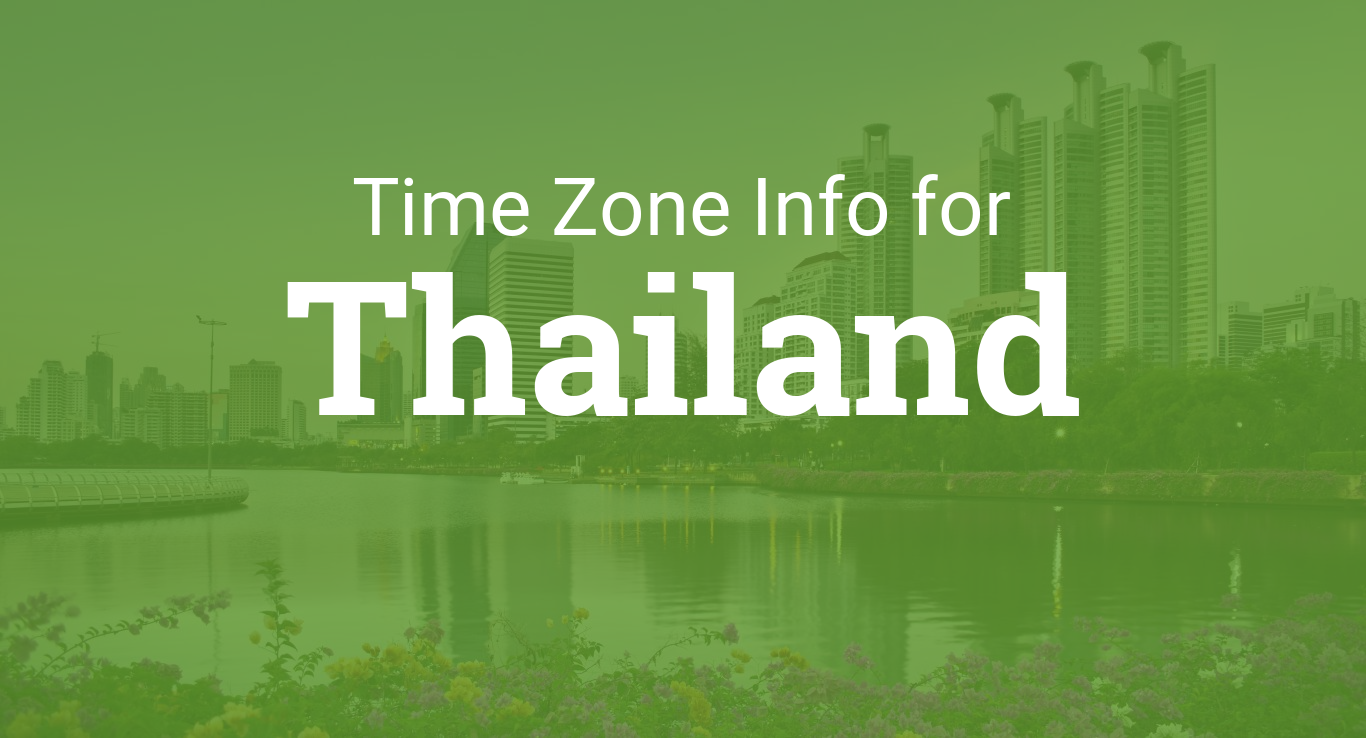 Time Zones Thailand