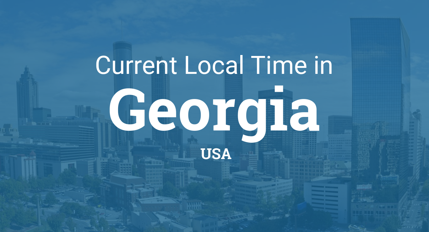 Time in Georgia, United States
