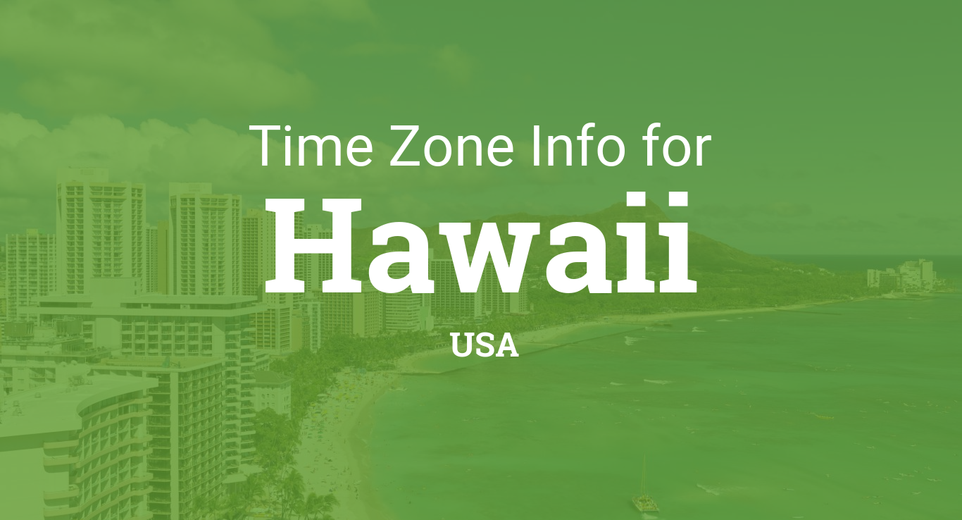 Time in Hawaii, United States