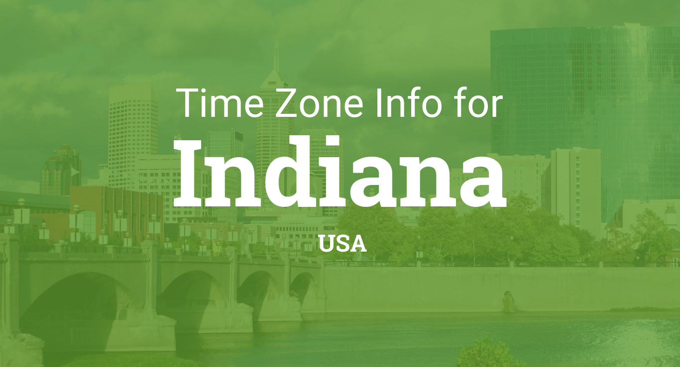 Time Zones in Indiana, United States
