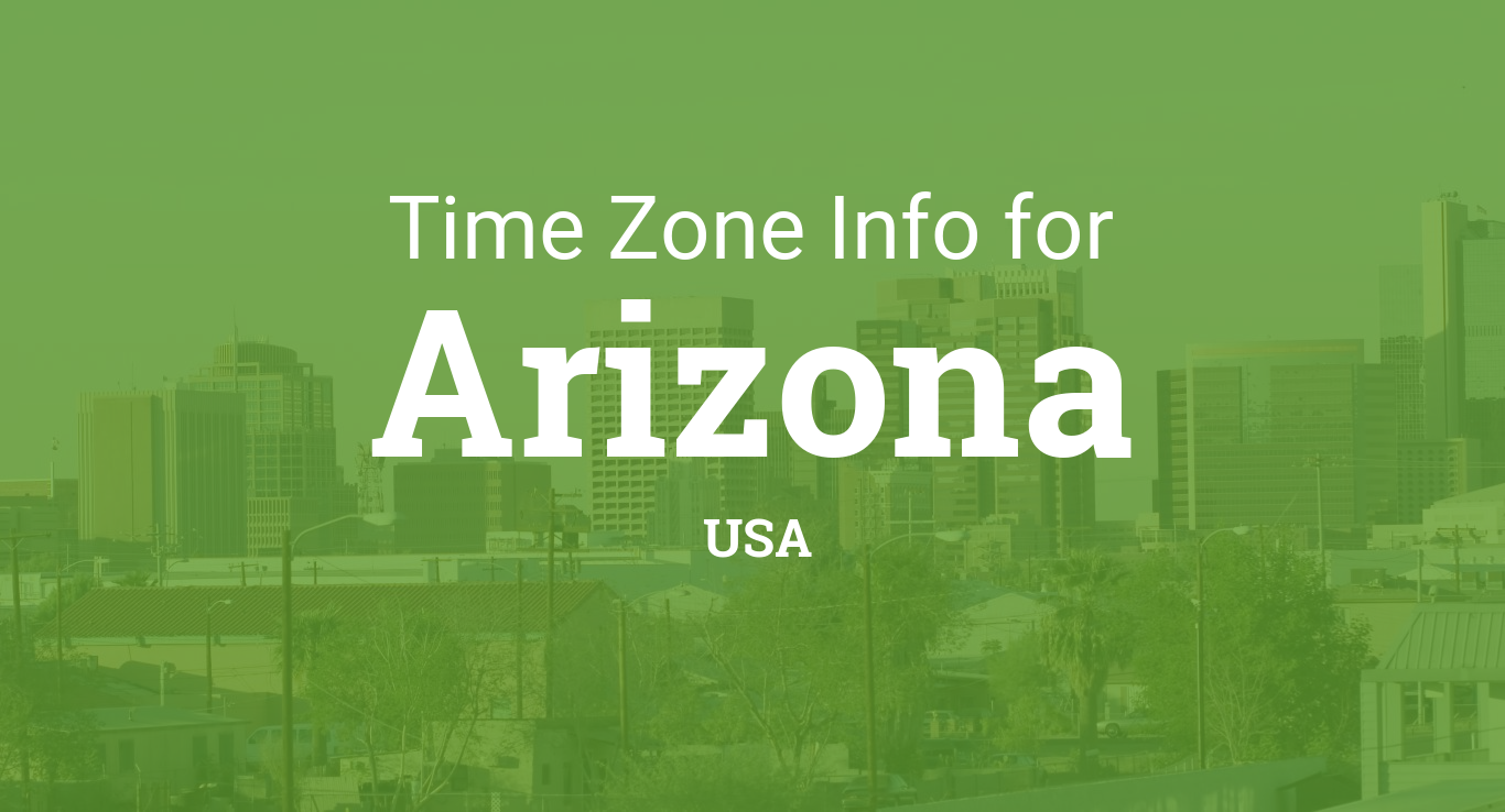 Time Zones In Arizona, United States