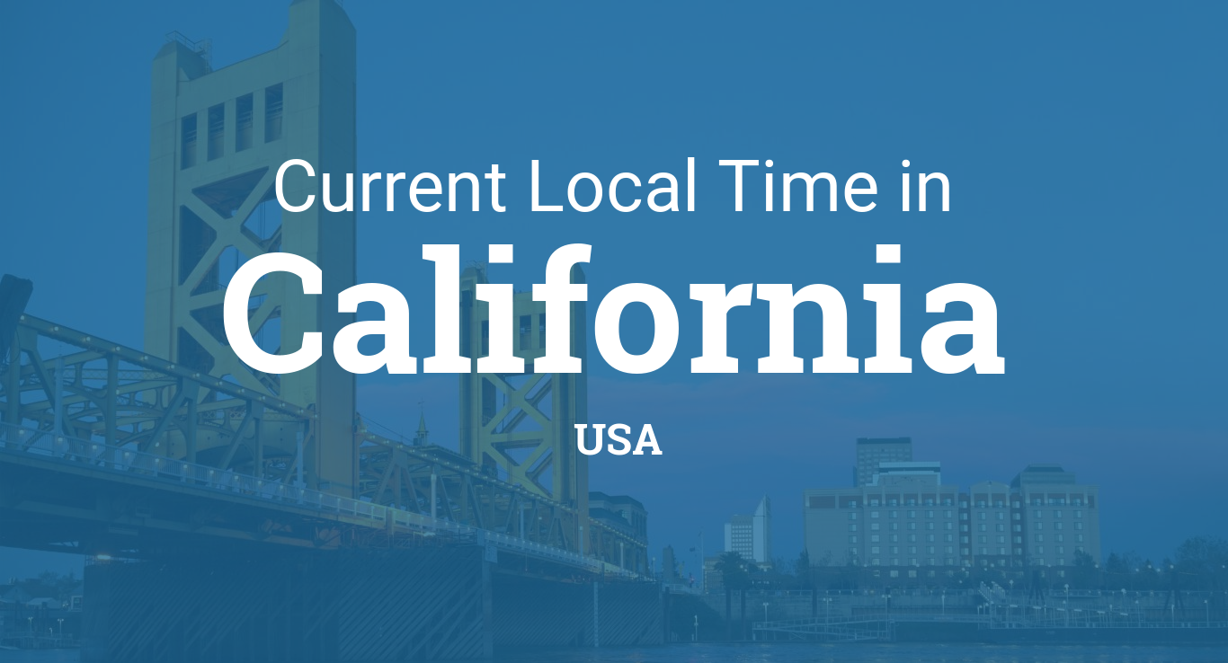 Time in California, United States
