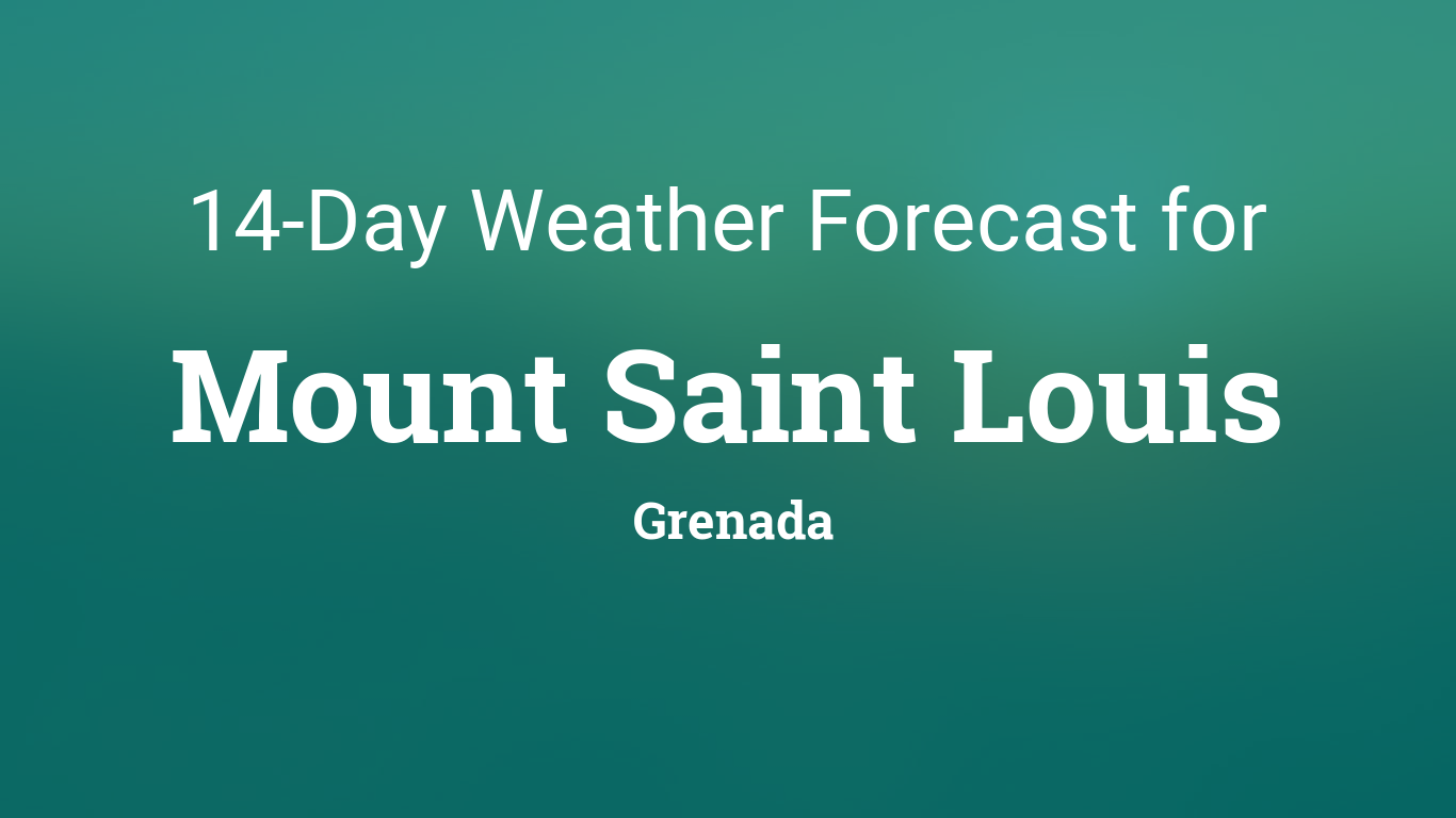 Mount Saint Louis, Grenada 14 day weather forecast