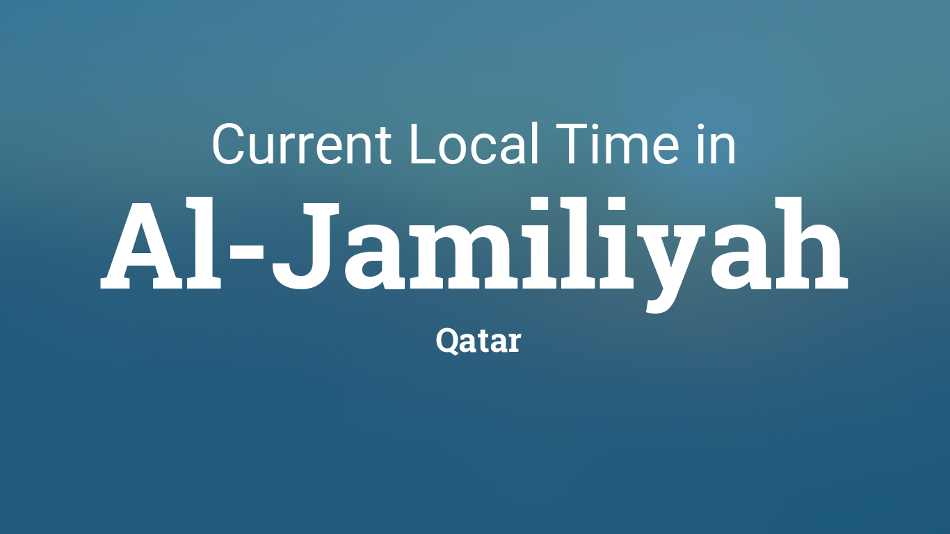 Gmt Time In Qatar Now - TIMERWQ
