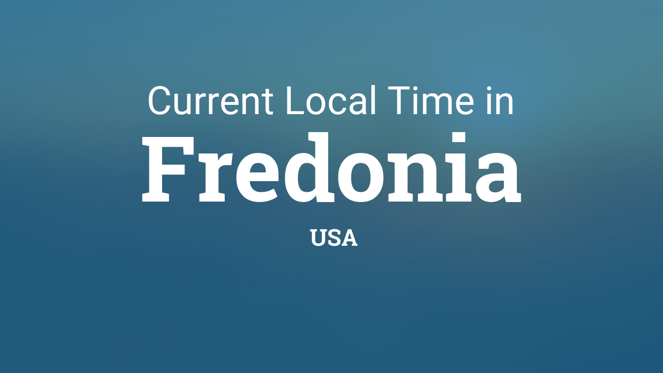Fredonia Calendar 2022 Current Local Time In Fredonia, Usa