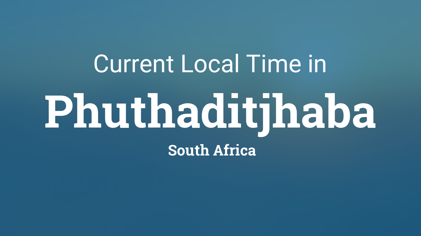 South Africa Current Time 94