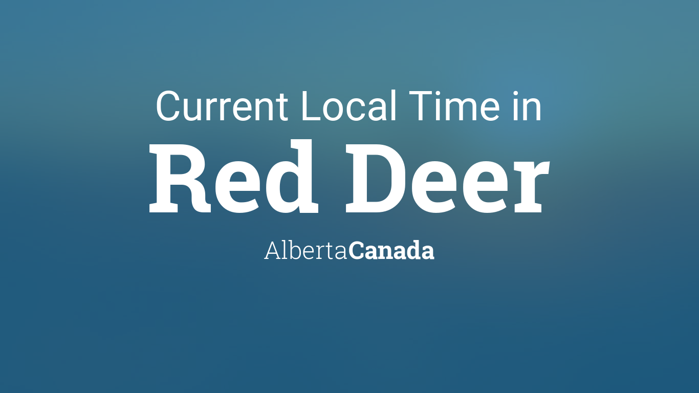 Current Local Time in Red Deer, Alberta, Canada1366 x 768
