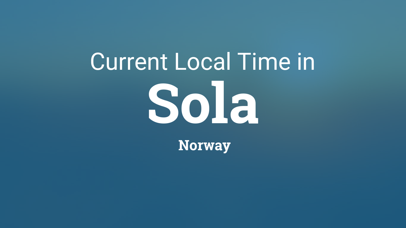 sola dating norway)