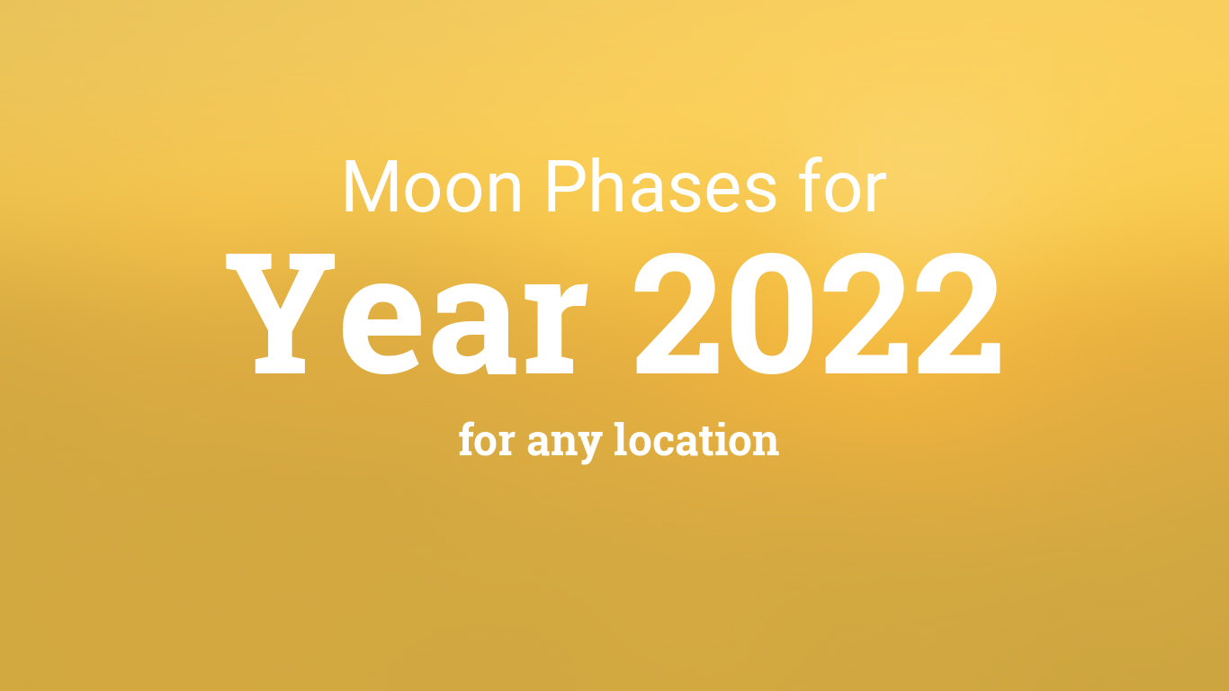 Lunar Calendar October 2022 Moon Phases 2022 – Lunar Calendar