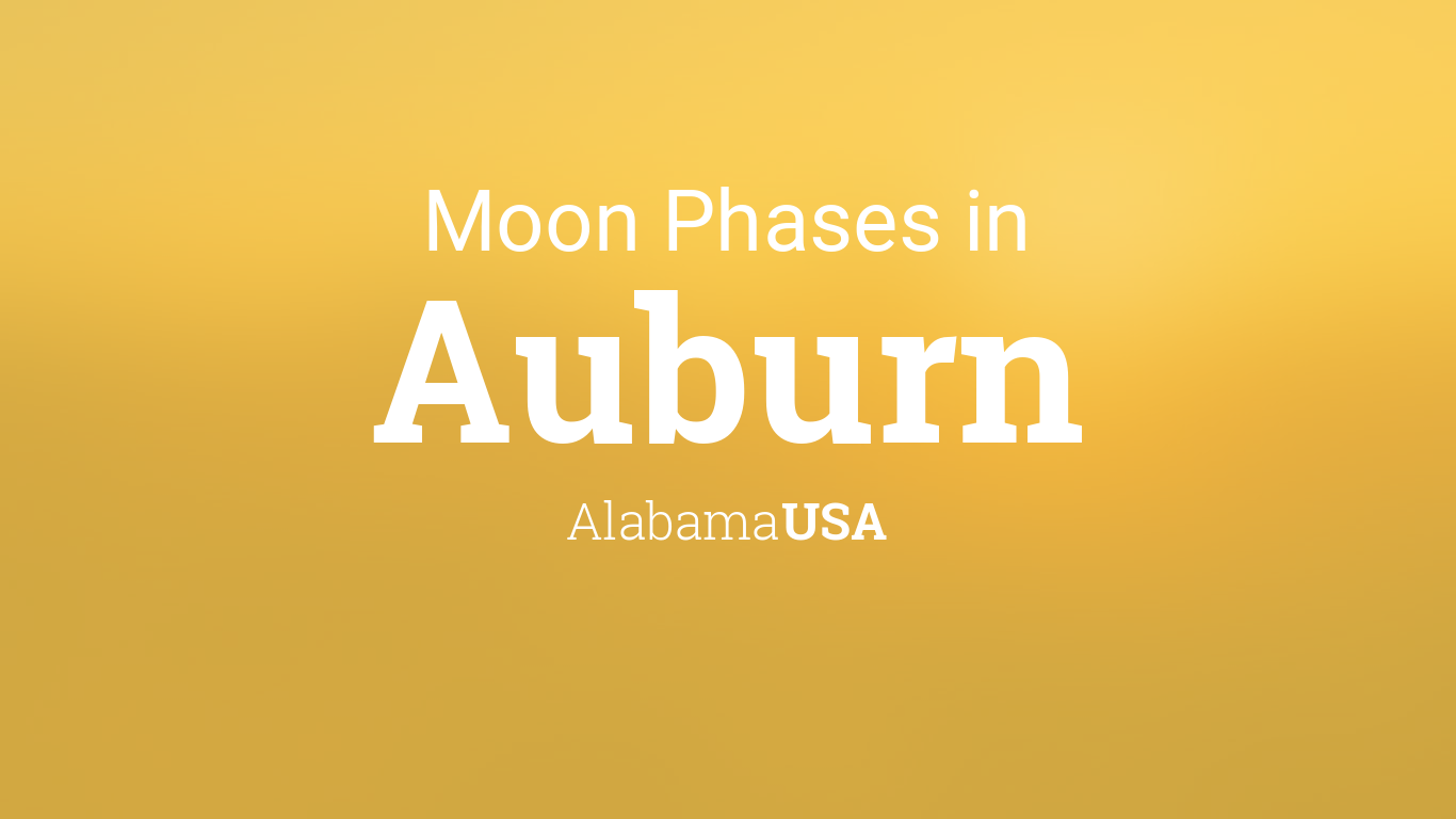 Moon Phases 2019 – Lunar Calendar for Auburn, Alabama, USA1366 x 768