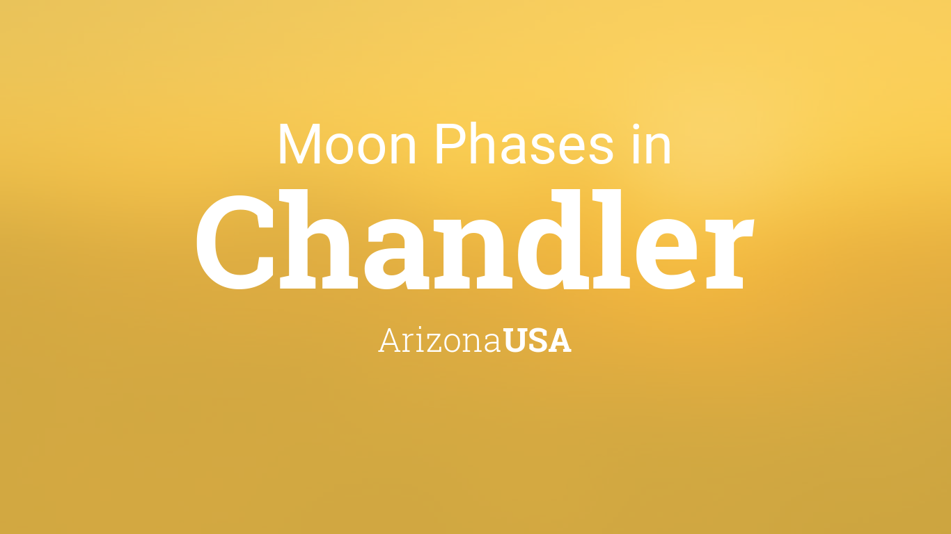 Moon Phases 2019 – Lunar Calendar for Chandler, Arizona, USA1366 x 768