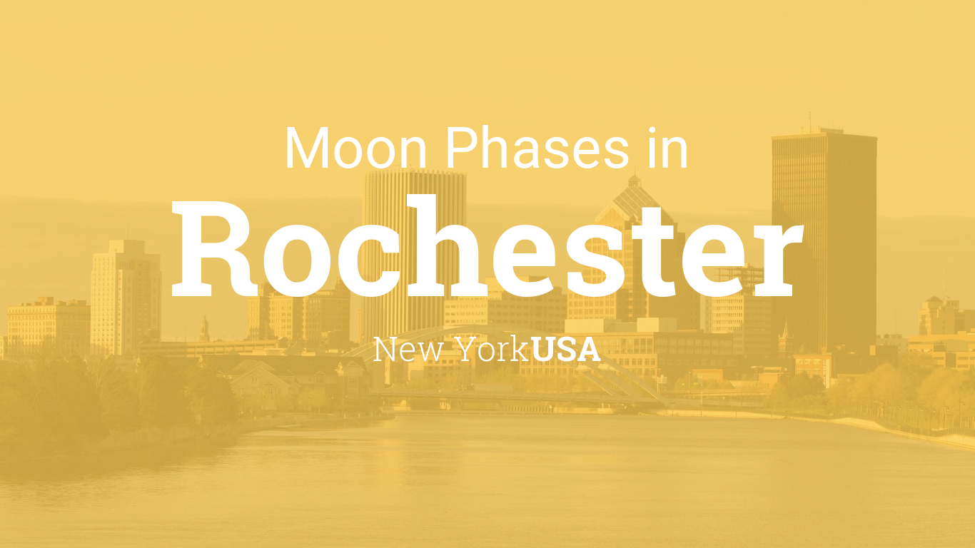 Moon Phases 2019 – Lunar Calendar for Rochester, New York, USA1366 x 768