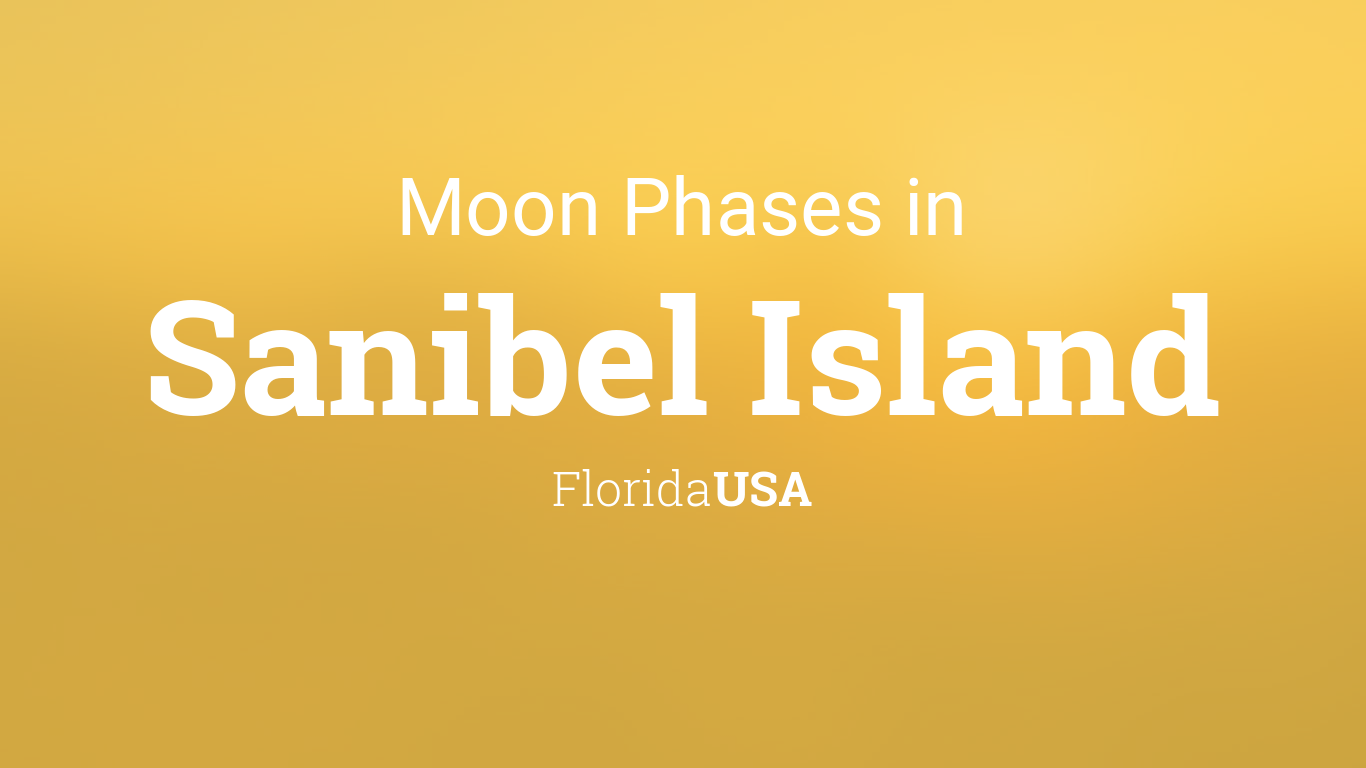 Moon Phases 2019 – Lunar Calendar for Sanibel Island, Florida, USA1366 x 768