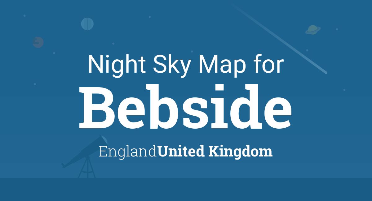 Night Sky Map & Planets Visible Tonight in Bebside