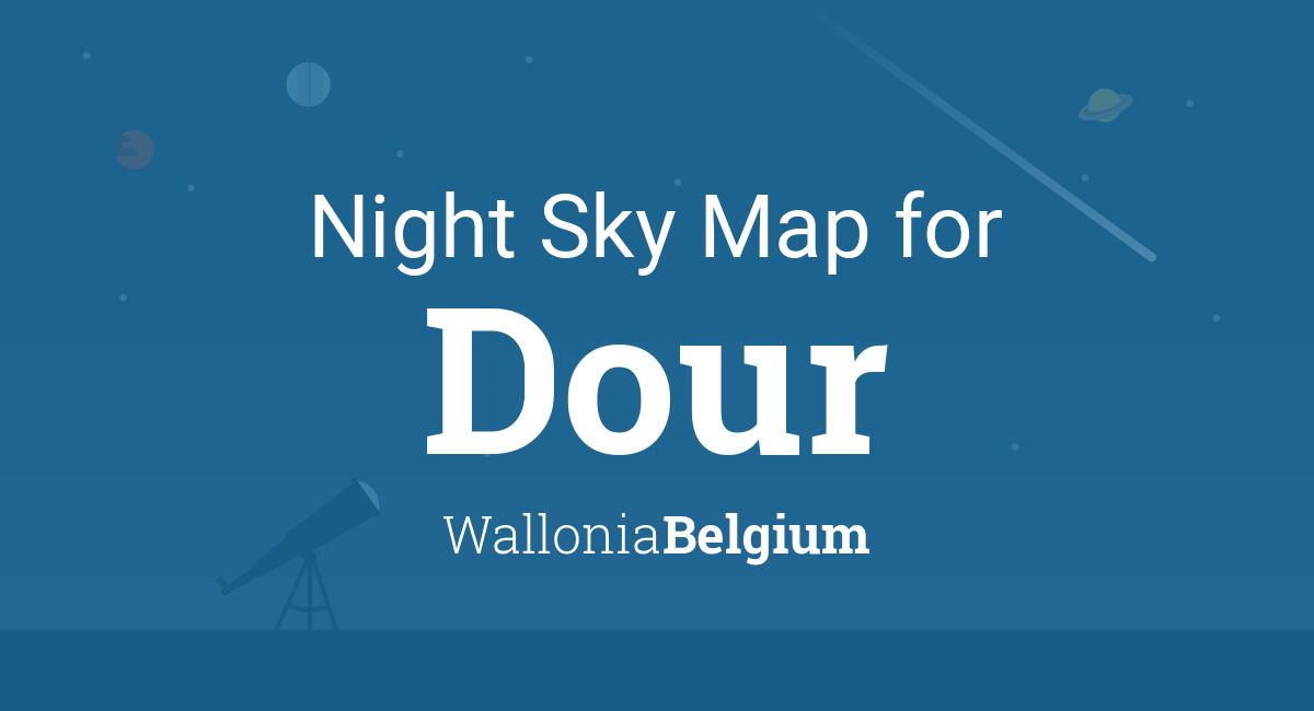 Night Sky Map & Planets Visible Tonight in Dour