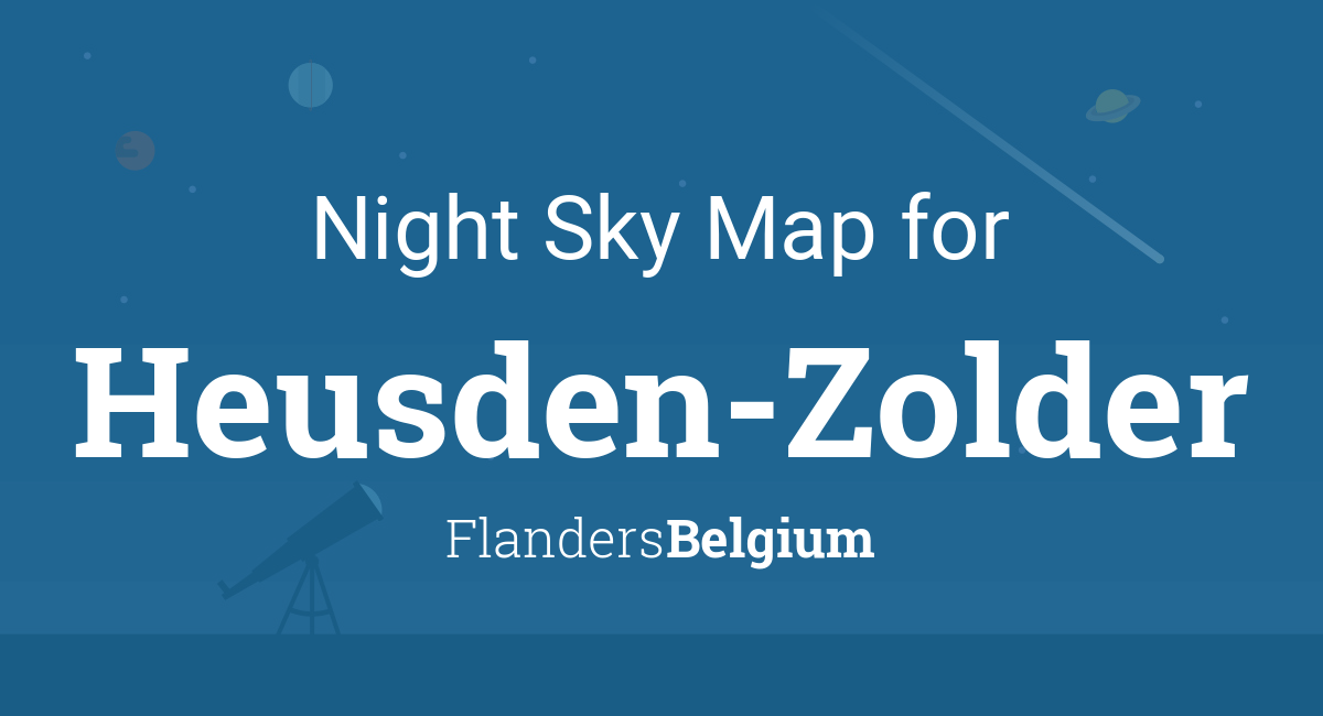 Night Sky Map & Planets Visible Tonight in Heusden-Zolder