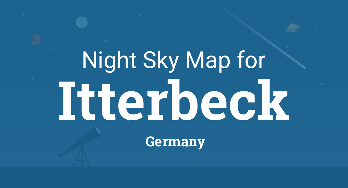 Night Sky Map & Planets Visible Tonight in Itterbeck