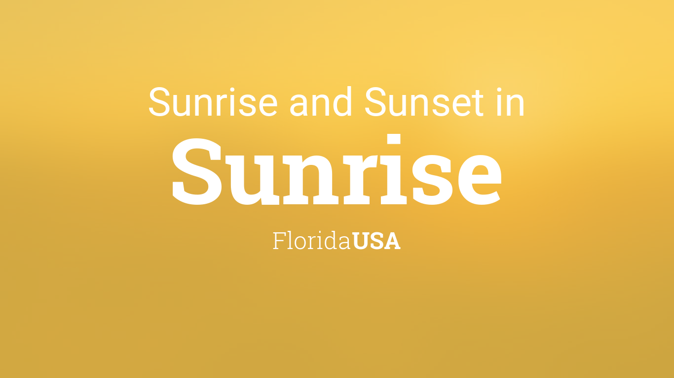 Sunrise Sunset Calendar 2022 Sunrise And Sunset Times In Sunrise, June 2022