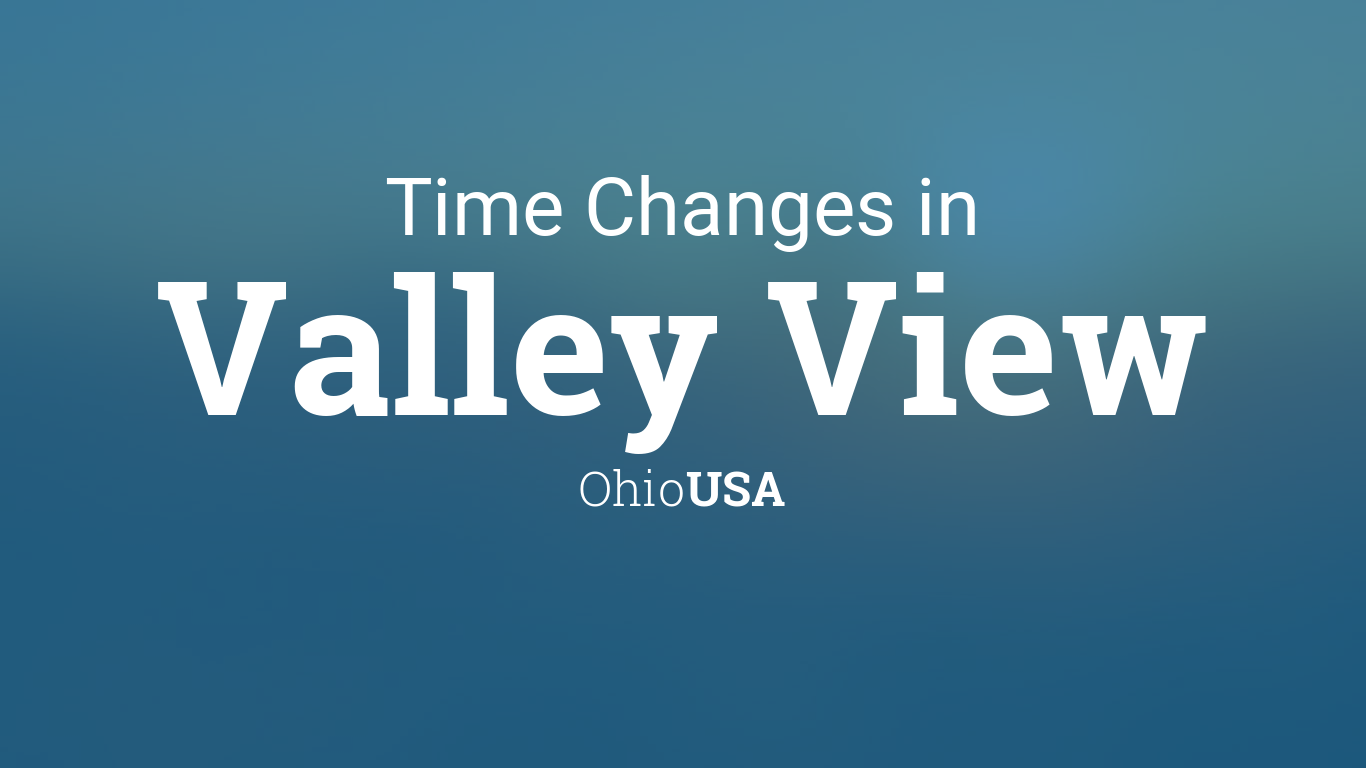 Daylight Saving Time Changes 1995 in Valley View, Ohio, USA