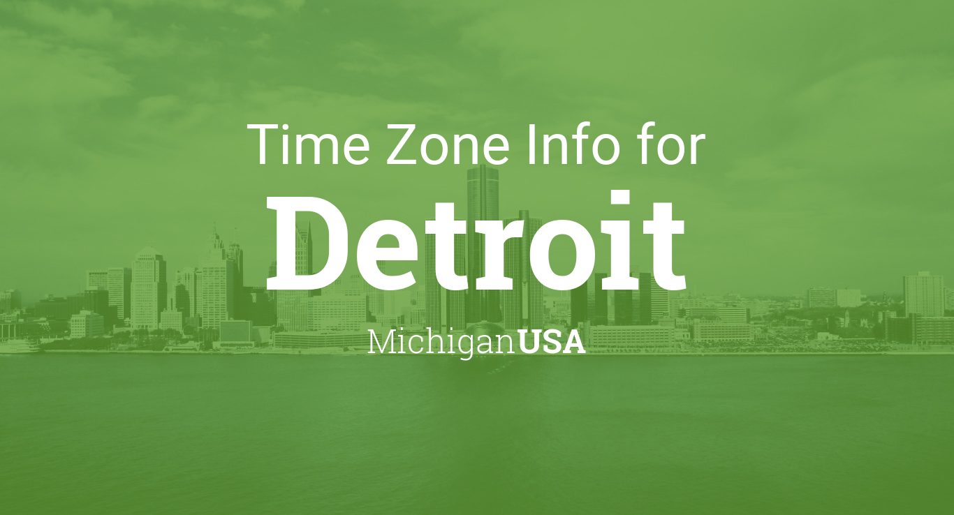 Detroit time zone