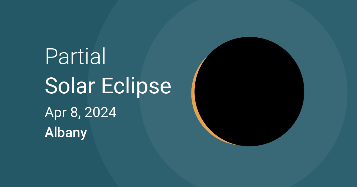 Eclipses visible in Albany, New York, USA Apr 8, 2024 Solar Eclipse