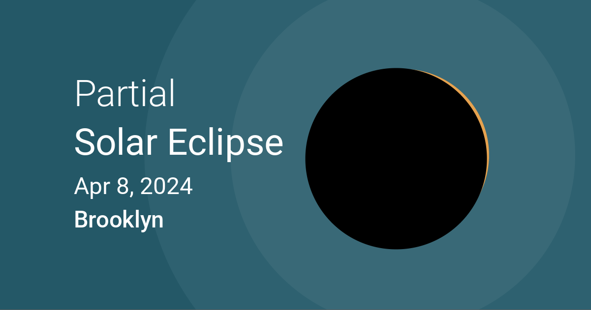 April 8, 2024 Partial Solar Eclipse in Brooklyn, Michigan, USA