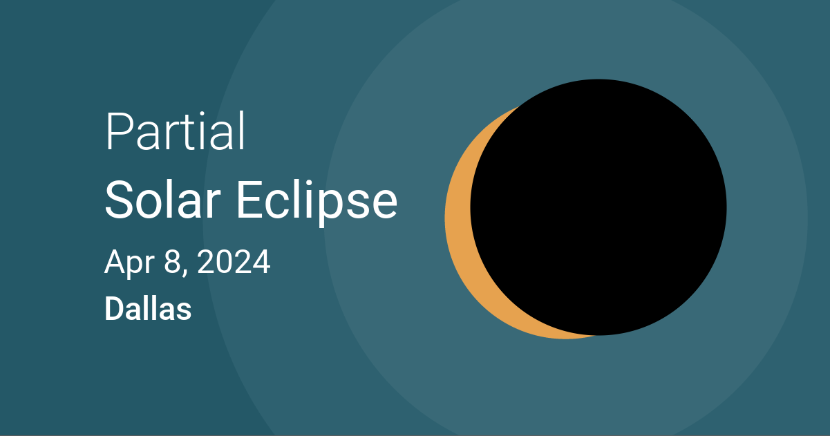 Eclipses visible in Dallas, Alabama, USA Apr 8, 2024 Solar Eclipse