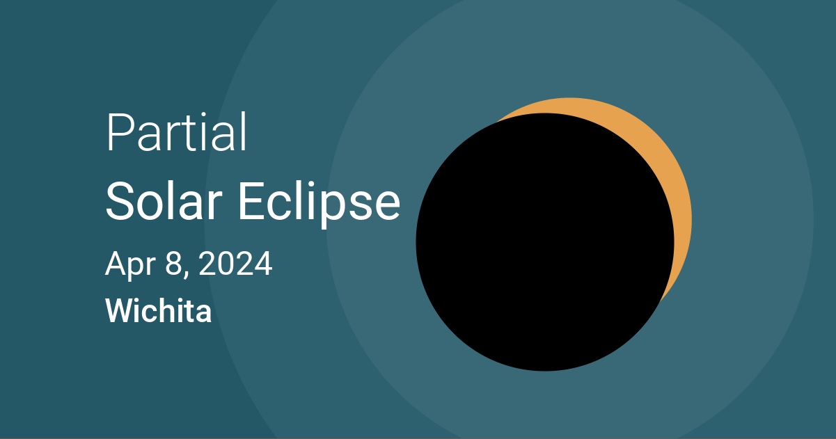 Eclipses visible in Wichita, Kansas, USA Apr 8, 2024 Solar Eclipse