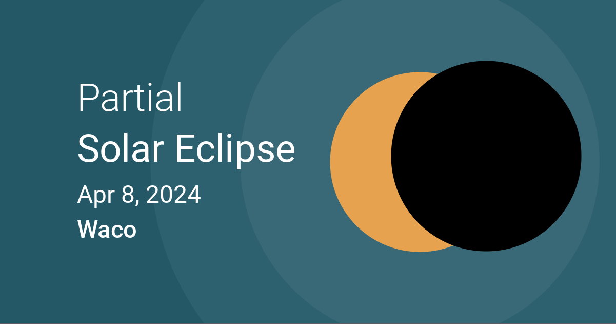 Eclipses visible in Waco, Florida, USA Apr 8, 2024 Solar Eclipse