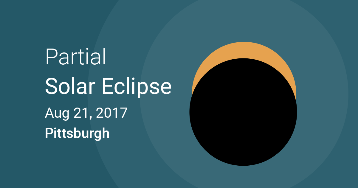 Eclipses visible in Pittsburgh, Pennsylvania, USA